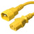 C14 to C13 Power Cord – 15A, 250V, 14/3 SJT - Yellow