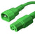 C14 to C15 Power Cord – 15A, 250V, 14/3 SJT - Green