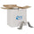 ICC Metal Cable Management D-Ring 100 Pack - 3"
