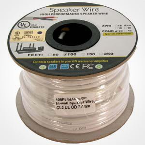 2 Conductor In-Wall Speaker Wire - CL2 OFC