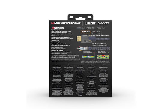 Monster M-Series 3000 Certified Premium Ultra High Speed HDMI Cable - 8K@60Hz, 48Gbps