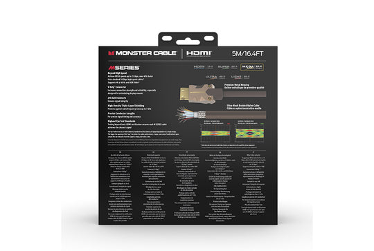 Monster M-Series 2000 Certified Premium Ultra High Speed HDMI Cable - 4K@60Hz, 25 Gbps