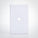 Blank Wall Plate for F Coupler