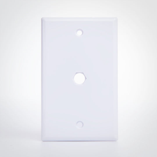 Blank Wall Plate for F Coupler
