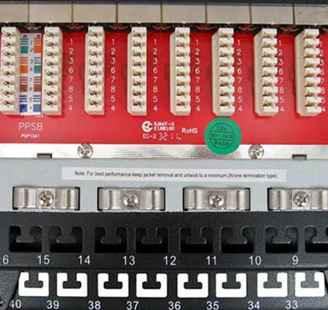 Vertical Cable 042-C6A/48 CAT6A Shielded Patch Panel - 48 Port