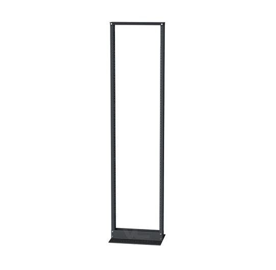 Vertical Cable 45U 2 Post Open Rack, Black