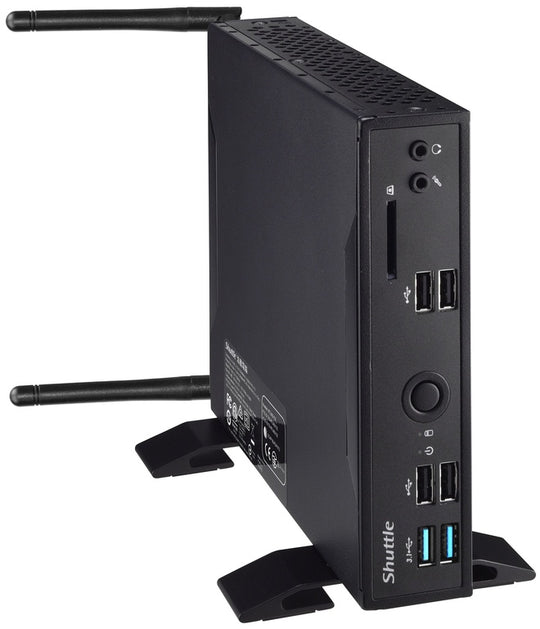 Shuttle XPC Slim DS10U Intel Whiskey Lake Celeron 4205U, Dual Gigabit LAN, Fanless
