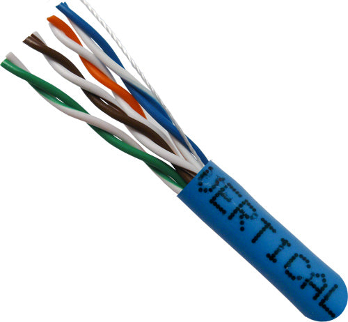 Vertical Cable 1000ft Stranded Cat5E Cable - 24AWG 350MHz CM-Rated Bare Copper