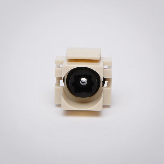TOSLINK Keystone Jack - Recessed Female to Female Coupler
