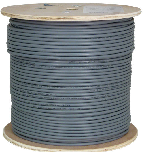 Vertical Cable 1000ft Solid Shielded Cat6 Cable - 23AWG F/UTP 550MHz CMR