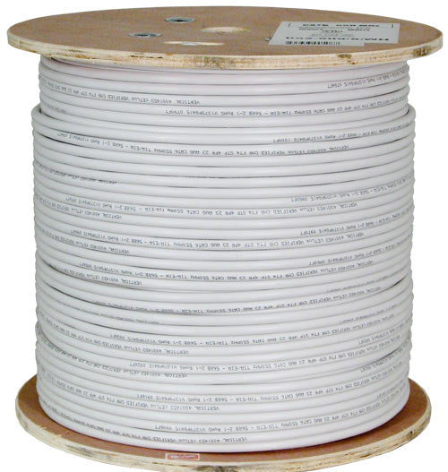 Vertical Cable 1000ft Solid Shielded Cat6 Cable - 23AWG F/UTP 550MHz CMR