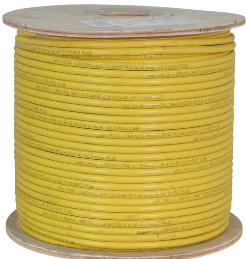 Vertical Cable 1000ft Solid Shielded Cat6 Cable - 23AWG F/UTP 550MHz CMR