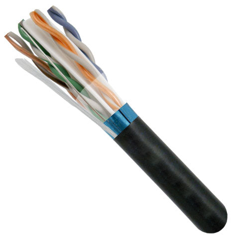 Vertical Cable CAT6, Shielded (F/UTP), 23AWG, Plenum (CMP), 1000ft Spool, UL Listed