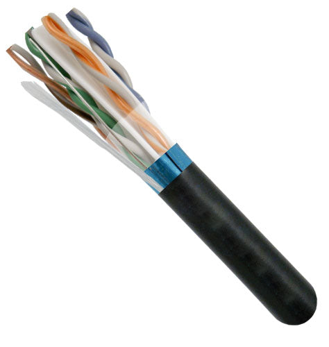 Vertical Cable CAT6A Shielded (F/UTP), 23AWG, Plenum (CMP), 1000ft Spool, UL Listed