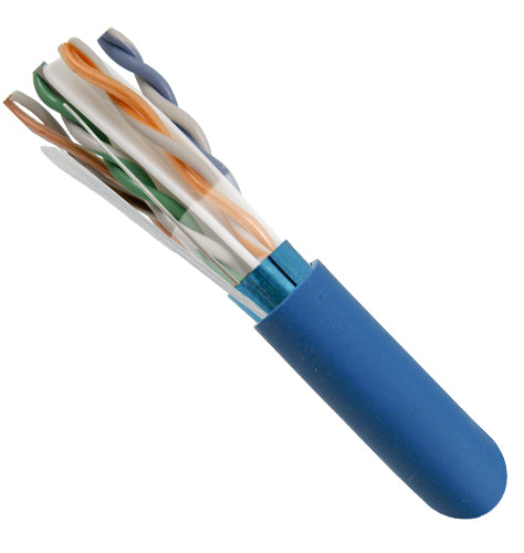 Vertical Cable CAT6, Shielded (F/UTP), 23AWG, Plenum (CMP), 1000ft Spool, UL Listed