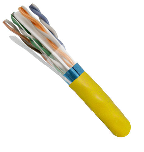 Vertical Cable CAT6, Shielded (F/UTP), 23AWG, Plenum (CMP), 1000ft Spool, UL Listed