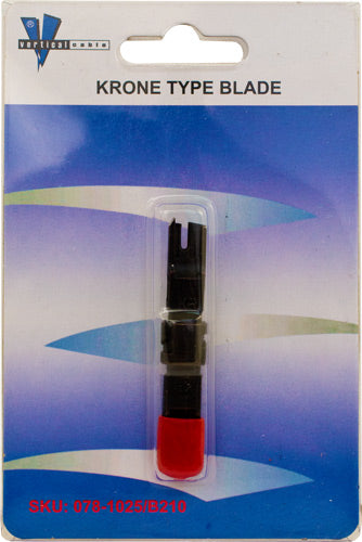 Vertical Cable Krone Type Replacement Blade for Impact Punch Down Tool (078-1025).