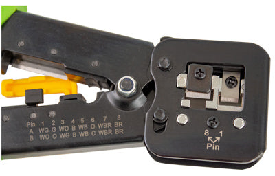 Vertical Cable Crimp Tool For RJ45 CAT6/CAT6A Connectors