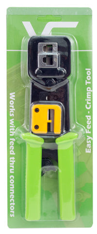 Vertical Cable Crimp Tool For RJ45 CAT6/CAT6A Connectors