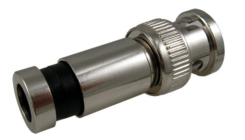 RG59 Coax Compression Connector to BNC Male Connector