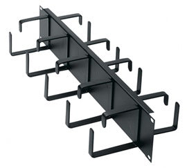 Middle Atlantic 2U Horizontal Cable Manager, Front/Rear D-Ring