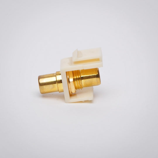 RCA Keystone Jack - Beige Insert