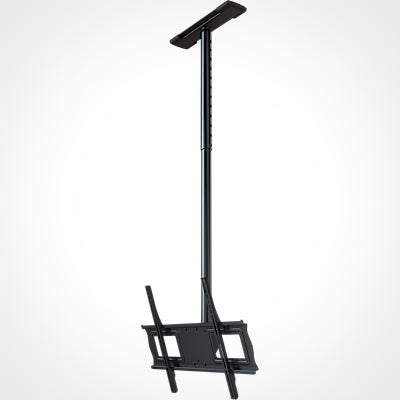 Crimson-AV Complete Ceiling TV Bracket Installation Kit for 37-63 Inch Screen, 3-5ft Drop