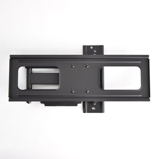 Rhino Brackets Articulating Curved and Flat Panel Single Stud TV Wall Mount w/ In-Wall Wire Hider Kit for 32-55 Inch Screens