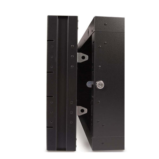 Kendall Howard LINIER Swing-Out Wall Mount Cabinet, Glass Door - 12U