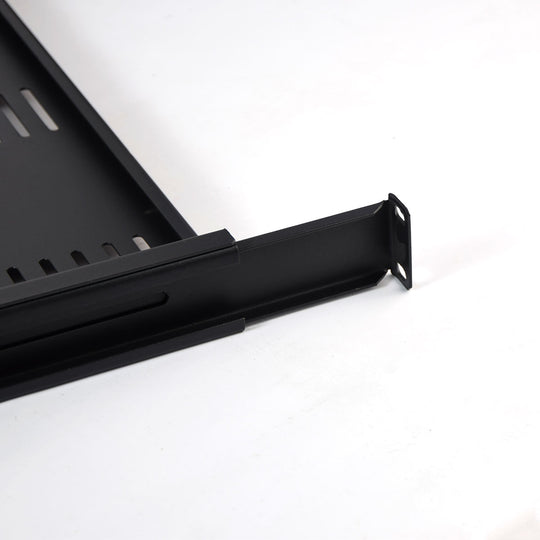 Quest ES0519-0126 26-32 Inch 1U Adjustable Fixed Heavy-Duty Rack Shelf