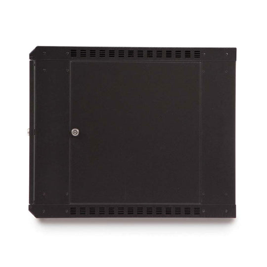 Kendall Howard LINIER Fixed Wall Mount Cabinet, Glass Door - 9U