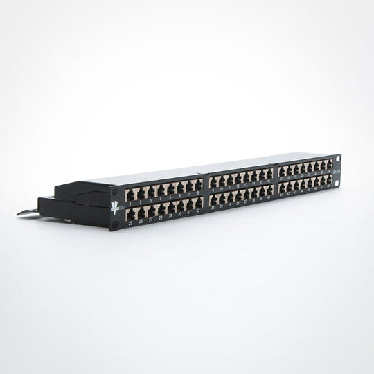 Vertical Cable 042-C6A/48 CAT6A Shielded Patch Panel - 48 Port