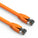 Cat8 S/FTP Shielded Ethernet Patch Cable, Snagless Boot, (0.5-50ft) - Orange