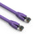 Cat8 S/FTP Shielded Ethernet Patch Cable, Snagless Boot, (0.5-50ft) - Purple