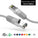 Cat6 Shielded Ethernet Patch Cable, Snagless Boot - Gray