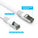 Cat6 Shielded Ethernet Patch Cable, Snagless Boot - White