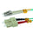 LC-SC Multimode OM3 Duplex 50/125 Aqua Fiber Patch Cable, UL, ROHS
