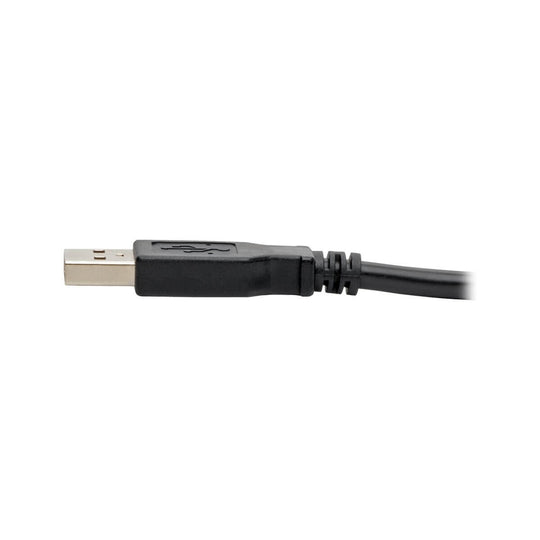 Tripp Lite USB to DC Power Cord Cable M/M USB-A to 3.5 x 1.35mm DC Barrel - 3ft