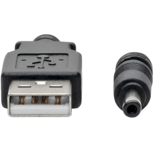 Tripp Lite USB to DC Power Cord Cable M/M USB-A to 3.5 x 1.35mm DC Barrel - 3ft