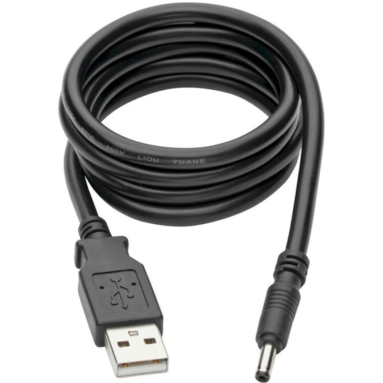 Tripp Lite USB to DC Power Cord Cable M/M USB-A to 3.5 x 1.35mm DC Barrel - 3ft
