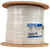 Vertical Cable 107-2319/P/WH RG59 Siamese Coaxial Cable, Plenum, Bare Copper Conductor, 95% CCA Braid, with 18/2 AWG Power