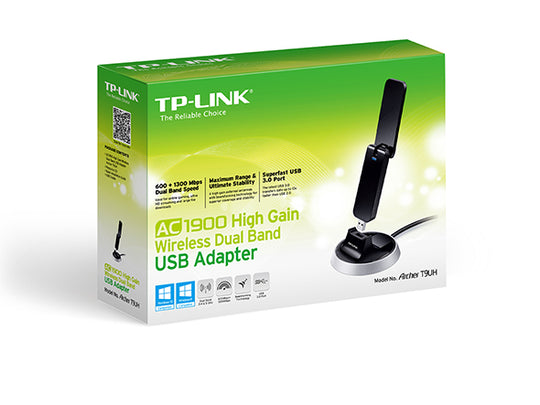 TP-Link ARCHER T9UH AC1900 High Gain Wireless Dual Band USB Adapter