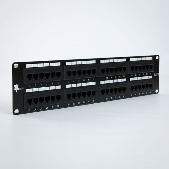 Vertical Cable Cat6 Patch Panel - 110 Type, UL
