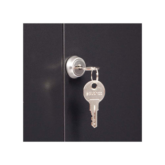 Kendall Howard LINIER Fixed Wall Mount Cabinet, Glass Door - 12U