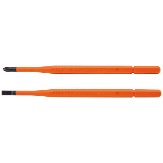 Klein Tools Screwdriver Blades, Insulated Single-End, 2-Pack, 13156