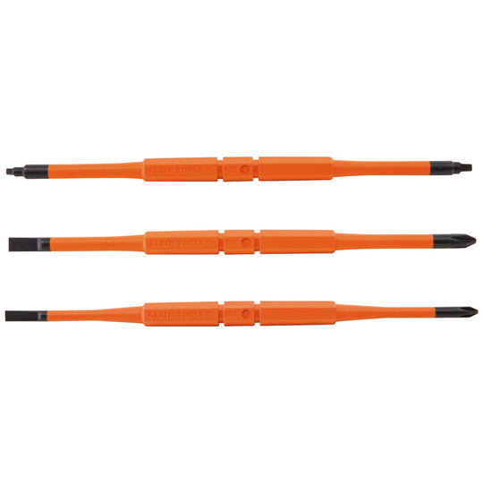 Klein Tools Screwdriver Blades, Insulated Double-End, 3-Pack, 13157