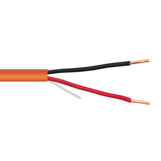 SCP 2C/14 AWG Solid FPLP Plenum Fire Alarm Cable - 1000ft Spool