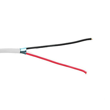 SCP 2C/14 AWG STRANDED SHIELDED PLENUM- WHITE 1000 FT SPOOL