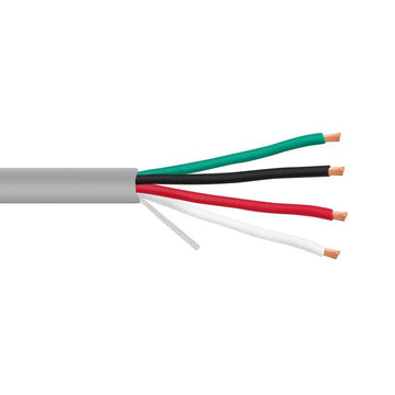 SCP 4C/14 AWG Stranded PVC, Gray - 1000ft Spool