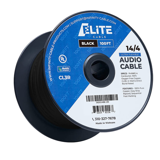 ABA Elite 14/4 105 Strand Speaker Wire, CL2/CL3R